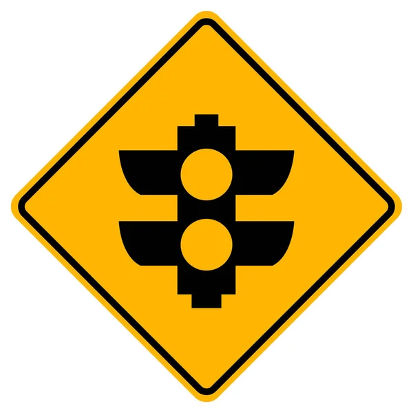 Signaux Avant Symbole Mesure Rampe Signe Illustration Vectorielle Isolé Sur — Image vectorielle