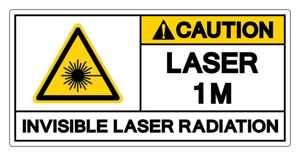 stock vector Caution Laser 1 Invisible Laser Radiation Symbol Sign ,Vector Illustration, Isolate On White Background Label. EPS10 