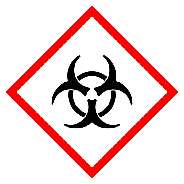 Infection Hazard Label Symbol Sign Vector Illustration Isolate White Background — Διανυσματικό Αρχείο