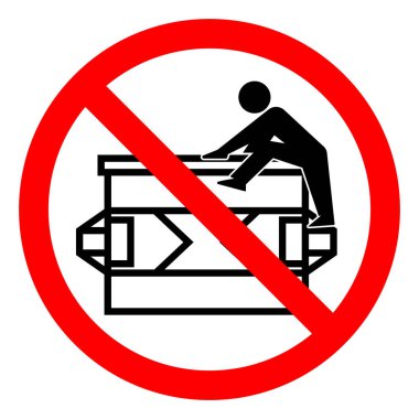 Çöp konteynırı Sembol İşaretine, Vektör Resmine Tırmanma, Beyaz Arkaplan Etiketine İzole Edin. EPS10 