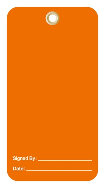 Leere Orangefarbene Symbolzeichen Vektorillustration Isoliert Auf Weißem Hintergrundetikett Eps10 — Stockvektor