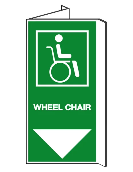 Rollstuhl Krankenhaus Symbol Vektorillustration Isolation Auf Weißem Hintergrund Symbol Eps10 — Stockvektor