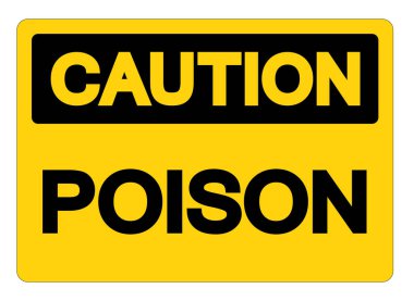 Dikkat Zehri Sembol İşareti, Vektör İllüzyonu, Beyaz Arkaplan Etiketinde İzole Edilme. EPS10 