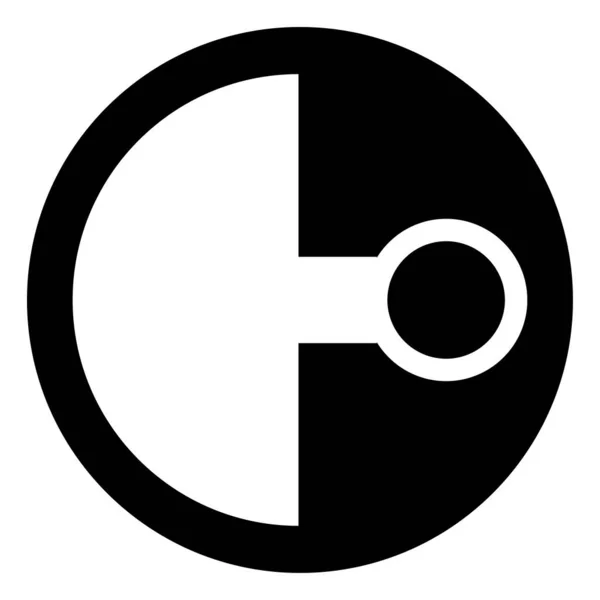Symbol Punktu Kotwicy Ilustracja Wektora Izolacja Białym Tle Etykiety Eps10 — Wektor stockowy