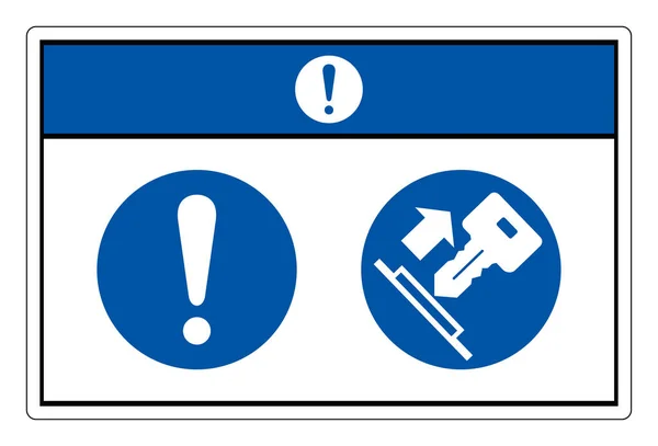 Informacja Pull Key Symbol Znak Ilustracja Wektora Izolacja Białym Tle — Wektor stockowy
