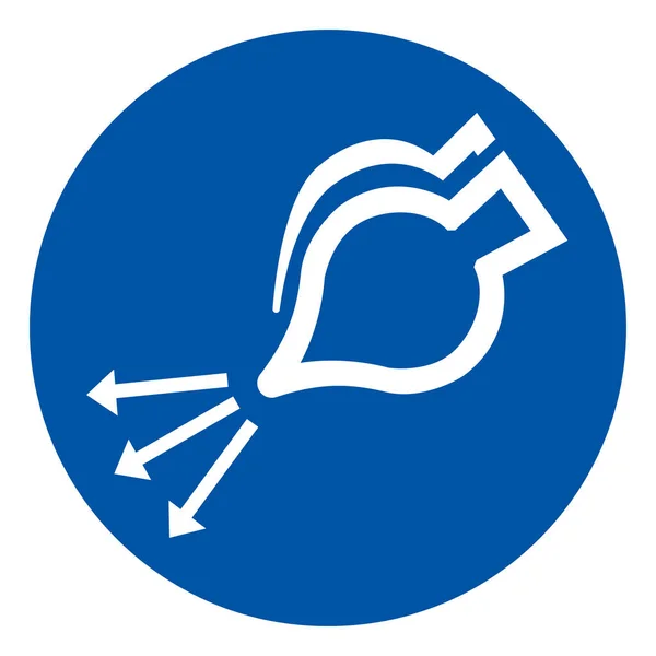 Iniciar Suministro Aire Signo Símbolo Secuencia Lanzamiento Ilustración Vectorial Aislar — Vector de stock