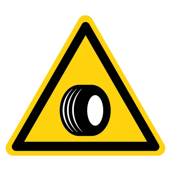 Banden Car Symbool Sign Vector Illustratie Geïsoleerd Witte Achtergrond Label — Stockvector