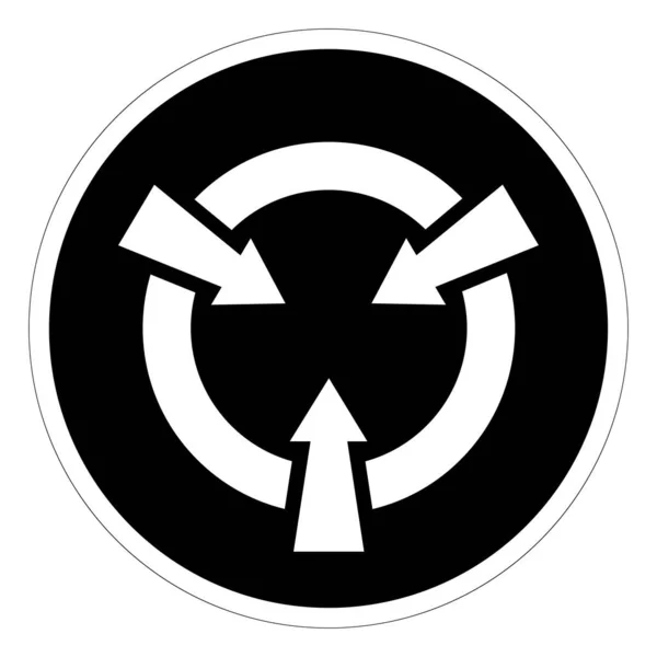 Symbol Urządzenia Elektrostatycznego Esd Ilustracja Wektora Izolowane Białym Tle Etykiety — Wektor stockowy