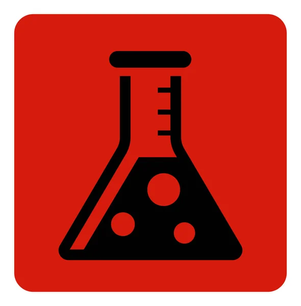 Σύμβολο Περιοχής Χημικής Αποθήκευσης Κινδύνου Διανυσματική Απεικόνιση Απομονώστε Στην Ετικέτα — Διανυσματικό Αρχείο