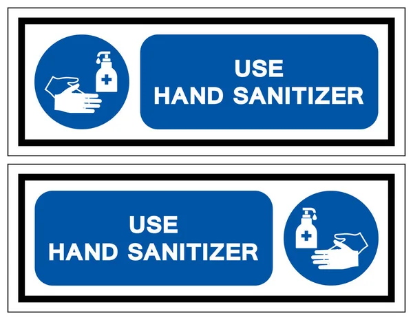Use Hands Sanitise Symbol Sign Vector Illustration Isolate White Background — Image vectorielle