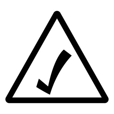 Güvenlik Durum Sembolü, Vektör İllüzyonu, Beyaz Arkaplan Etiketinde Tecrit. EPS10 