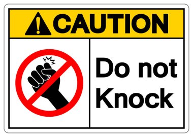 Dikkat, Sembol İşareti, Vektör İllüzyonu, Beyaz Arkaplan Etiketinde İzole Edilme. EPS10 