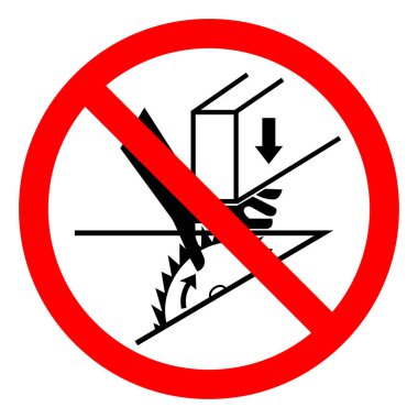 Yaralanma Tehlike Elleri Çarpışma Sembol İşareti, Vektör İllüstrasyonu, Beyaz Arkaplan Etiketinde İzole EPS10