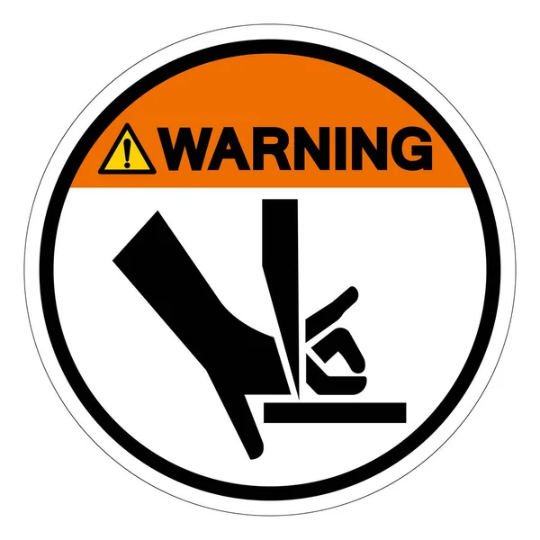 Figyelmeztetés Open Blade Symbol Sign Vector Illustration Izolált Fehér Háttér — Stock Vector
