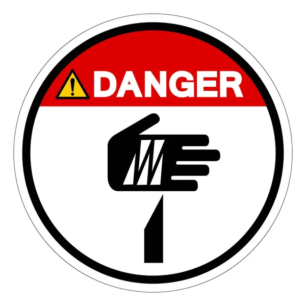 Danger Sharp Point Symbol Sign Vector Illustration Isolate White Background — Stock Vector
