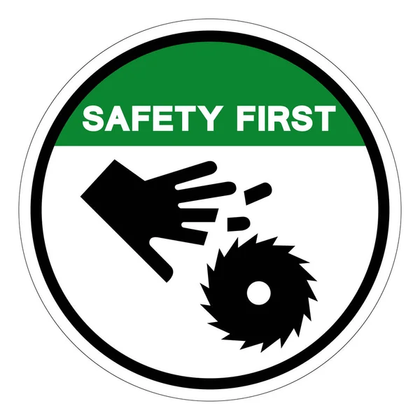 Güvenlik Kesen Sembol Şareti Vektör Llüstrasyonu Beyaz Arkaplan Etiketinde Zole — Stok Vektör
