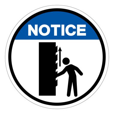 Açığa çıkan kovalar ve Taşınma Parçaları Sembol İşaretine, Vektör İllüzyonuna, Beyaz Arkaplan Etiketinde İzole EPS10 'a neden olabilir.