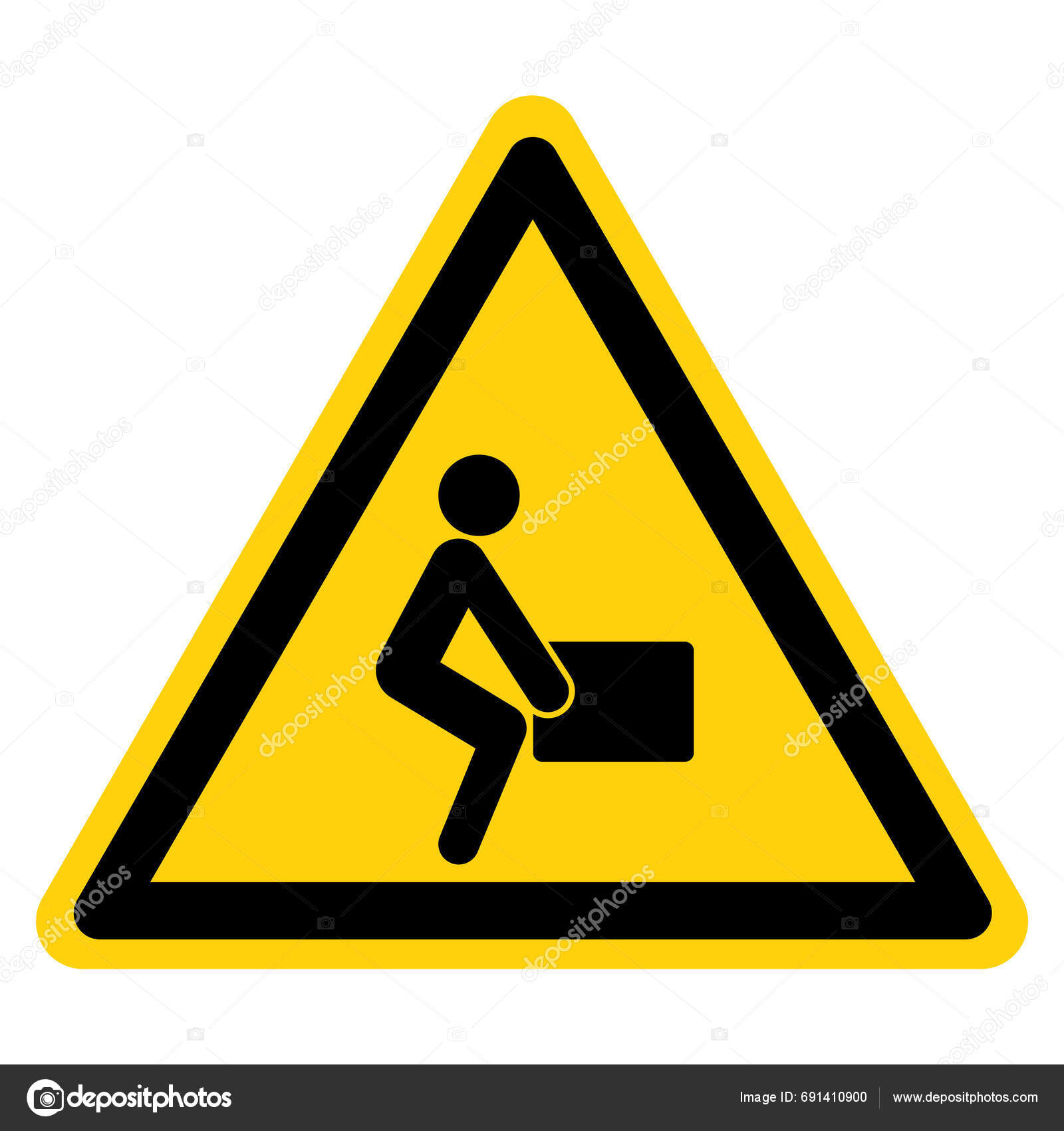 how-lift-correctly-symbol-sign-vector-illustration-isolate-white