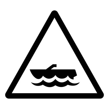 Balıkçılık Sembolü İşareti, Vektör İllüzyonu, Beyaz Arkaplan Etiketinde İzole EPS10