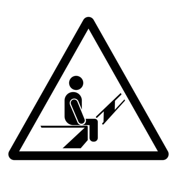 Do Not Sit Here Symbol Sign ,Vector Illustration, Isolate On White Background Label.EPS10