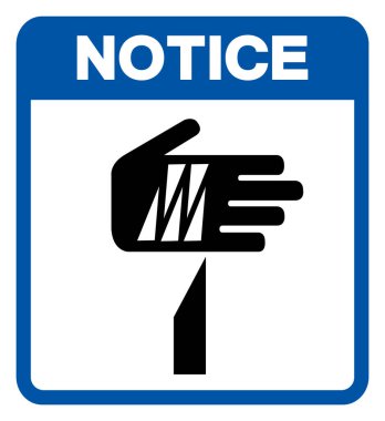 Keskin Nokta Sembol İşaretine, Vektör İllüzyonuna, Beyaz Arka plan Etiketinde İzole EPS10 'a dikkat edin.