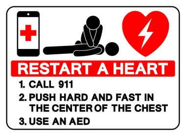 Restart A Heart Symbol Sign, Vector Illustration, Isolate On White Background Label.EPS10