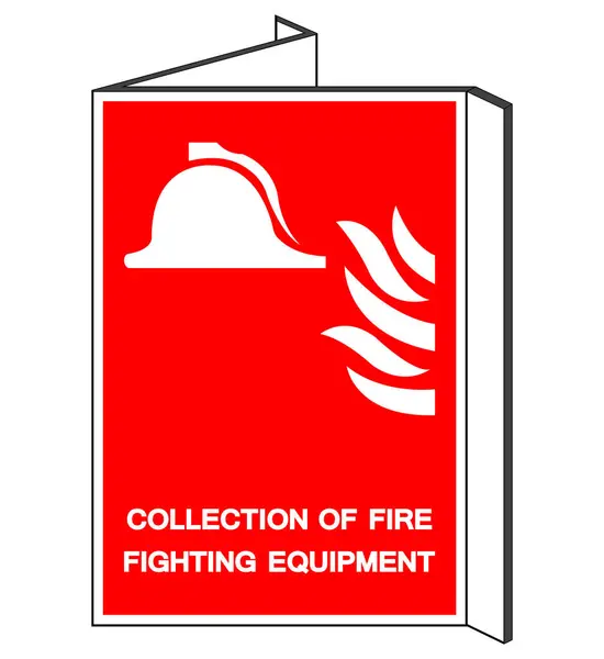 stock vector Collection Of Fire Fighting Equipment Symbol Sign, Vector Illustration, Isolate On White Background Label.EPS10 