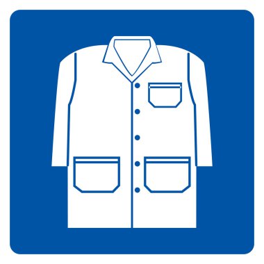 Bir elbise sembolü işareti, vektör illüstrasyon, beyaz arka plan etiketi üzerinde izole giymek. Eps10