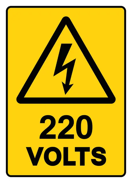 stock vector 220 Volts Tag Symbol Sign,Vector Illustration, Isolate On White Background Label. EPS10