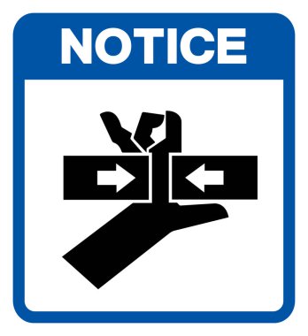 İki Taraflı Sembol İşaretinden El Çarpma Gücü, Vektör İllüstrasyonu, Beyaz Arkaplan Etiketinde İzole EPS10