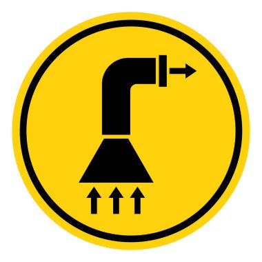 Hava Çekim Sembolü İşareti, Vektör İllüzyonu, Beyaz Arkaplan Etiketinde İzole Edilme. EPS10