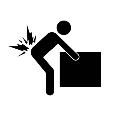 Tehlike Simgesi, Vektör İllüzyonu, Beyaz Arkaplan Etiketinde Tecrit. EPS10