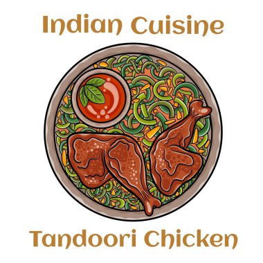 Yasemin pilavlı tam tandır tavuğu, Hint yemeği.