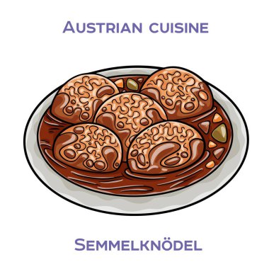 Semmelknodel bayat ekmek ruloları, soğan, yumurta ve sütten yapılan geleneksel bir Bavyera yemeğidir.