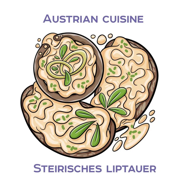 Steirisches Liptauer, Liptauer peyniri, kuark, tereyağı ve çeşitli baharatlardan yapılan yayılabilir bir peynirdir. Styria, Avusturya 'da popüler bir yemektir ve genellikle ekmek, kraker veya kraker ile servis edilir.