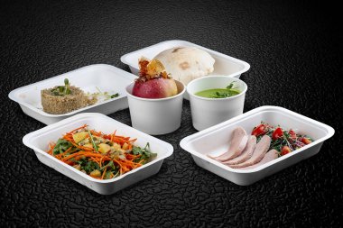 Meşgul insanlar için mükemmel sağlıklı ve uygun bir yemek seçeneği.