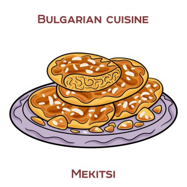 Mekitsi, çoğu zaman reçel, peynir ve yoğurtla servis edilen kızarmış hamur parçalarına benzeyen geleneksel Bulgar kahvaltı hamur işidir..