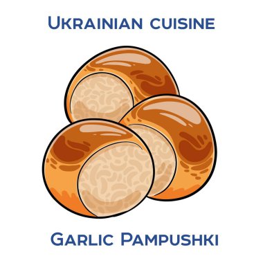 Sarımsaklı Pamuşki: Yumuşak, altın sarısı Ukrayna ekmeği sarımsaklı, çorba veya meze olarak mükemmel.