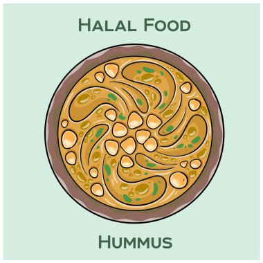 Humus. Otantik Orta Doğu humusu. Pürüzsüz nohut, tahin, zeytinyağı ve baharatlardan yapılmış sertifikalı bir merhem..