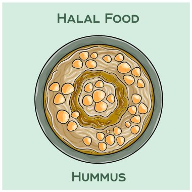 Humus. Otantik Orta Doğu humusu. Pürüzsüz nohut, tahin, zeytinyağı ve baharatlardan yapılmış sertifikalı bir merhem..