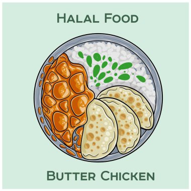 Lezzetli tereyağlı tavuk, baharatlı ve kremalı domates soslu yumuşak tavuk parçaları içeriyor..