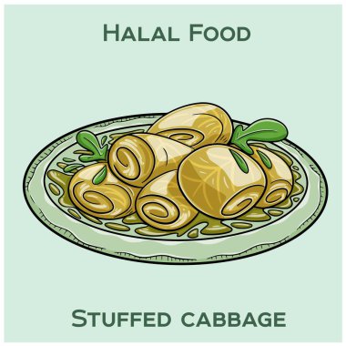 Lahana dolması, İslami beslenme yasalarına göre hazırlanmış baharatlı et ve pirinç dolgusuna sarılmış lahana yapraklarıyla yapılan geleneksel bir yemektir..