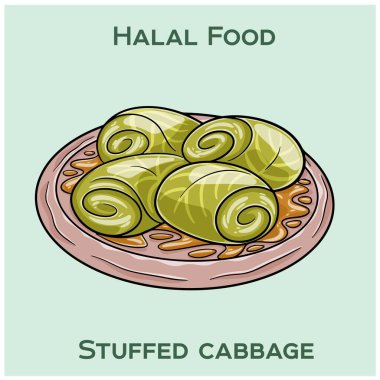Lahana dolması, İslami beslenme yasalarına göre hazırlanmış baharatlı et ve pirinç dolgusuna sarılmış lahana yapraklarıyla yapılan geleneksel bir yemektir..