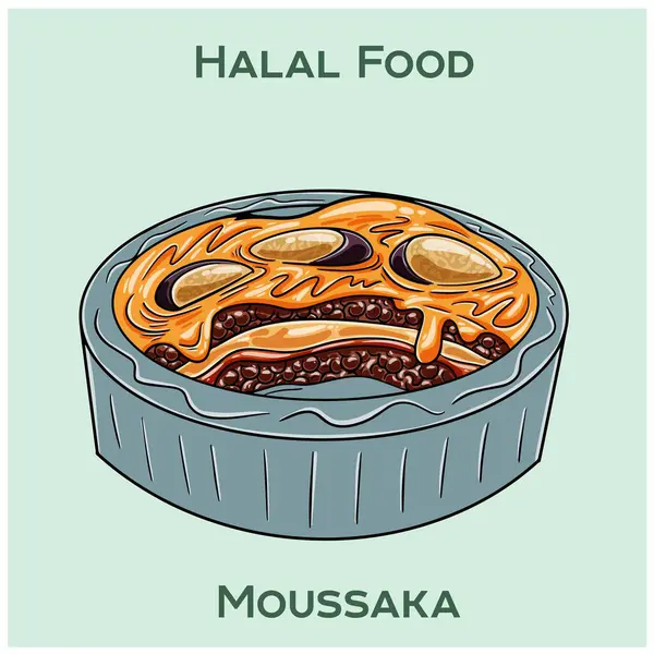 Musakka helal: Yumuşak patlıcan, helal sertifikalı kıyma ve aromatik baharatlarla yapılmış zengin, katmanlı bir Akdeniz güveci, 