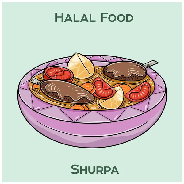 Shurpa, taze kuzu eti, tıknaz sebze ve aromatik baharatlarla dolu sağlıklı, helal sertifikalı bir Orta Asya çorbasıdır..