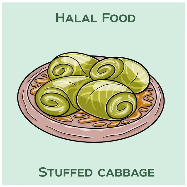 Lahana dolması, İslami beslenme yasalarına göre hazırlanmış baharatlı et ve pirinç dolgusuna sarılmış lahana yapraklarıyla yapılan geleneksel bir yemektir..