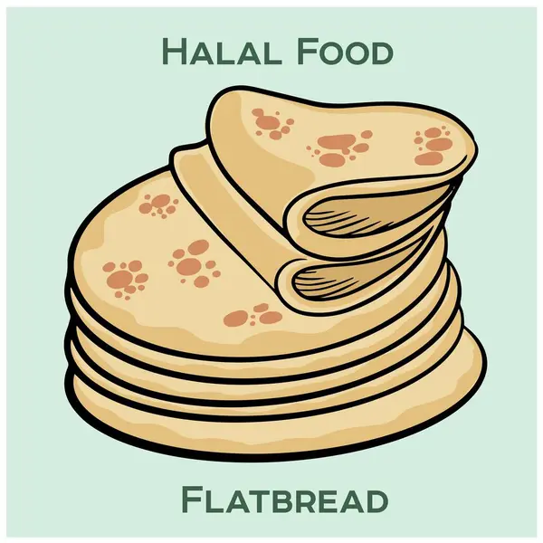 Yassı ekmek, Müslümanların tüketimine izin verilmesini sağlayarak, İslami beslenme yasalarına göre hazırlanan geleneksel yassı ekmeklere atıfta bulunur..