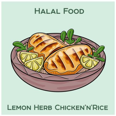 Limonlu Herb Chicken 'ımızın tadını çıkarın. Lezzetli limon ve aromatik otlarla terbiye edilmiş taze ve lezzetli bir deneyim için leziz bir tavuk..