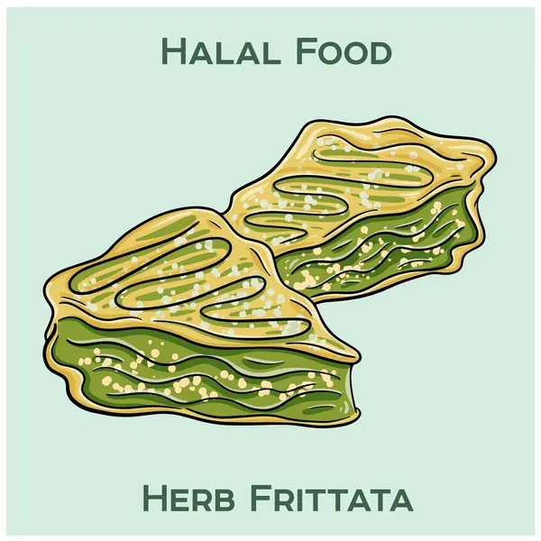 Taze yumurta ve aromatik otlardan yapılmış lezzetli bir Herb Frittata. Sertifikalı helal, beslenme standartlarını karşılıyor. Her yemek için mükemmel.!