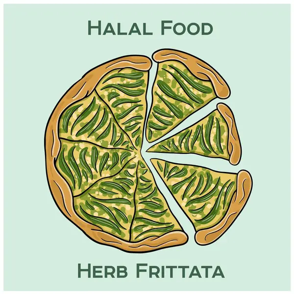 Taze yumurta ve aromatik otlardan yapılmış lezzetli bir Herb Frittata. Sertifikalı helal, beslenme standartlarını karşılıyor. Her yemek için mükemmel.!